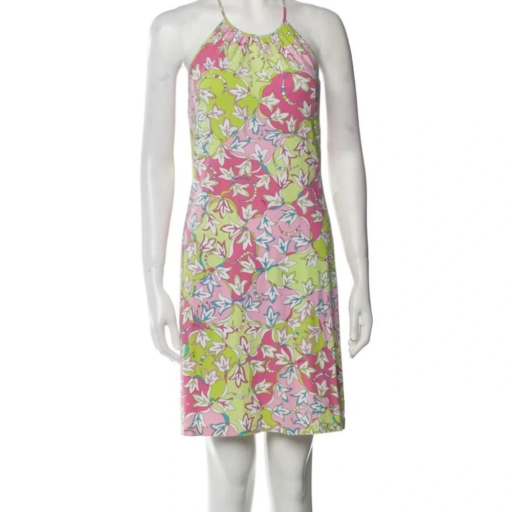 Emilio Pucci Vintage Halter Dress Size M - Picture 1 of 3